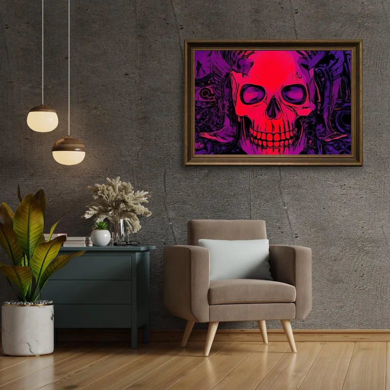 Diamond Painting Rood Doodshoofd - SEOS Shop ®