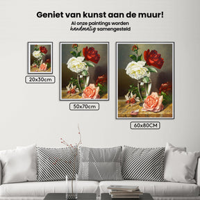 Diamond Painting Rozen in een glazen vaas - SEOS Shop ®