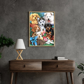 Diamond Painting Schattige Puppy's - SEOS Shop ®