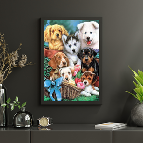 Diamond Painting Schattige Puppy's - SEOS Shop ®