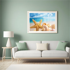 Diamond Painting Schelpen op strand – 40x50 cm – SEOS Shop ®