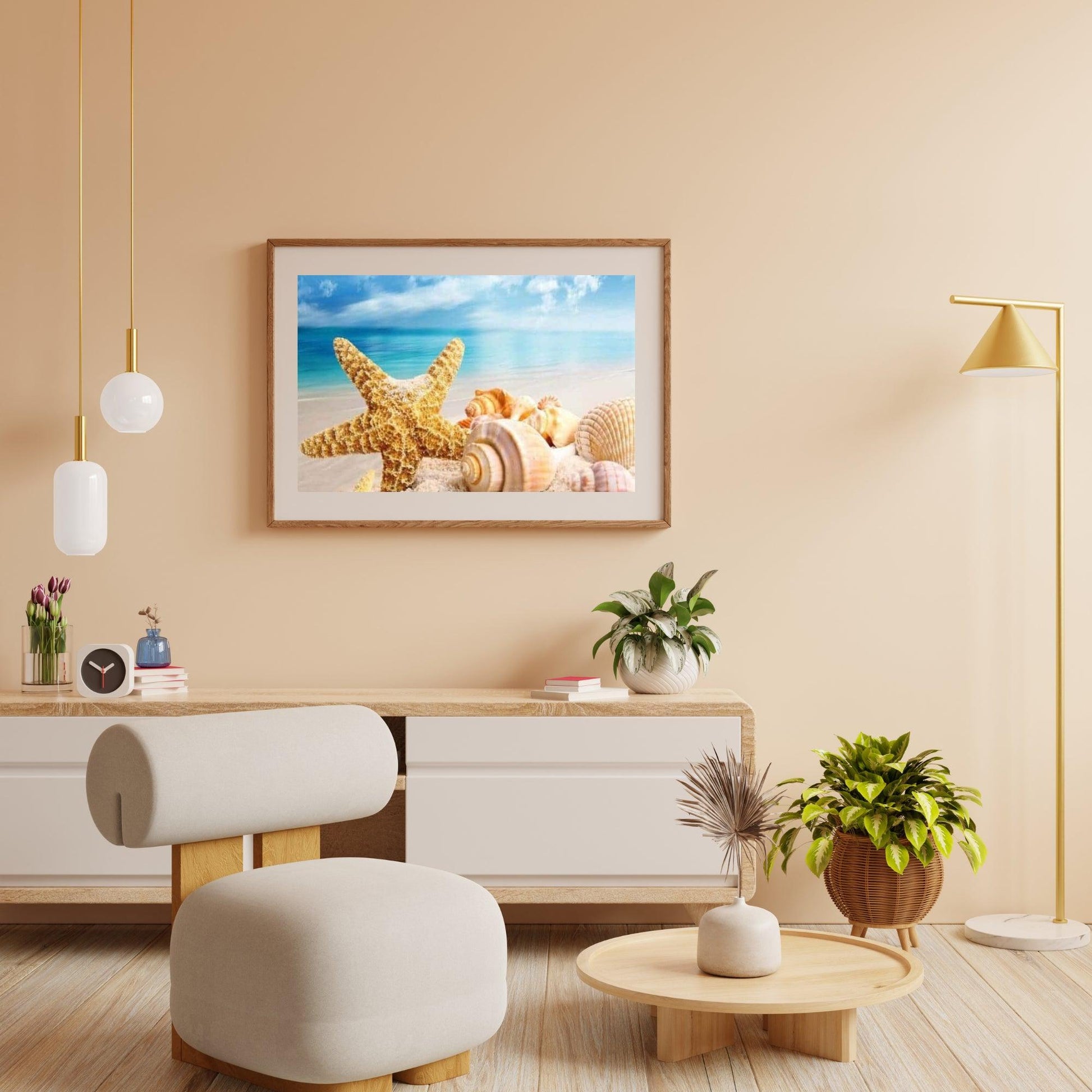 Diamond Painting Schelpen op strand – 40x50 cm – SEOS Shop ®