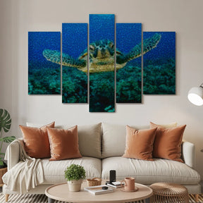 Diamond Painting Schildpad in de zee 5 luik - SEOS Shop ®