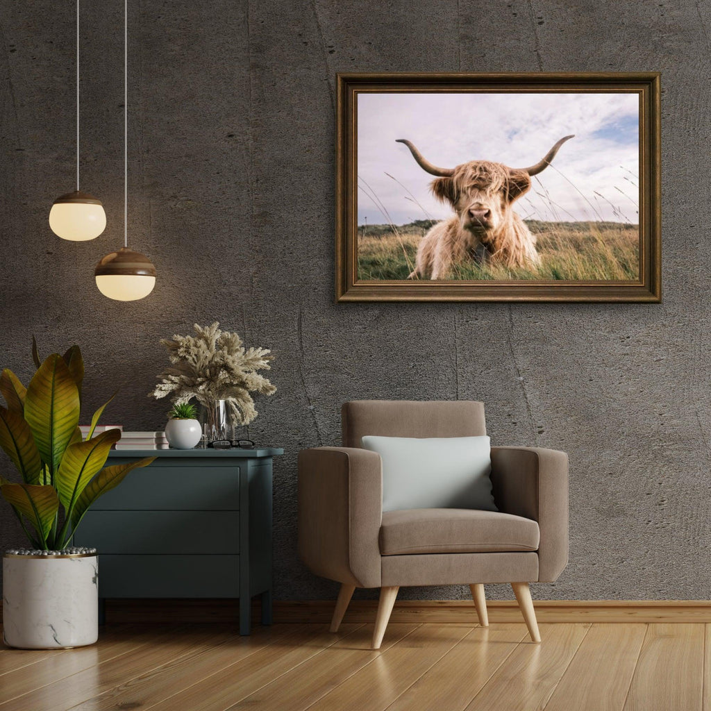 Diamond Painting Schotse hooglander - Lichtkleurige Schotse hooglander - SEOS Shop ®