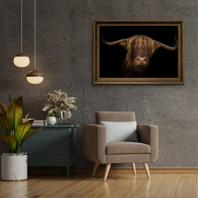 Diamond Painting Schotse hooglander - Majestueuze Schotse hooglander in beeld - SEOS Shop ®