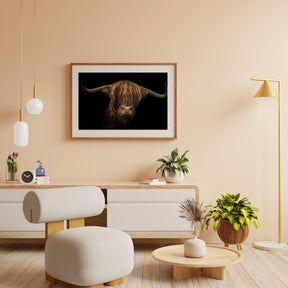 Diamond Painting Schotse hooglander - Majestueuze Schotse hooglander in beeld - SEOS Shop ®