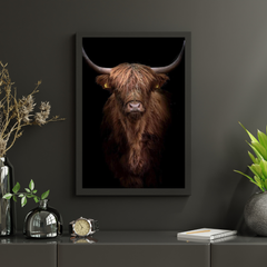 Diamond Painting Schotse hooglander - Roodbruine Schotse hooglander van dichtbij - SEOS Shop ®