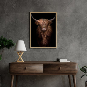Diamond Painting Schotse hooglander - Roodbruine Schotse hooglander van dichtbij - SEOS Shop ®