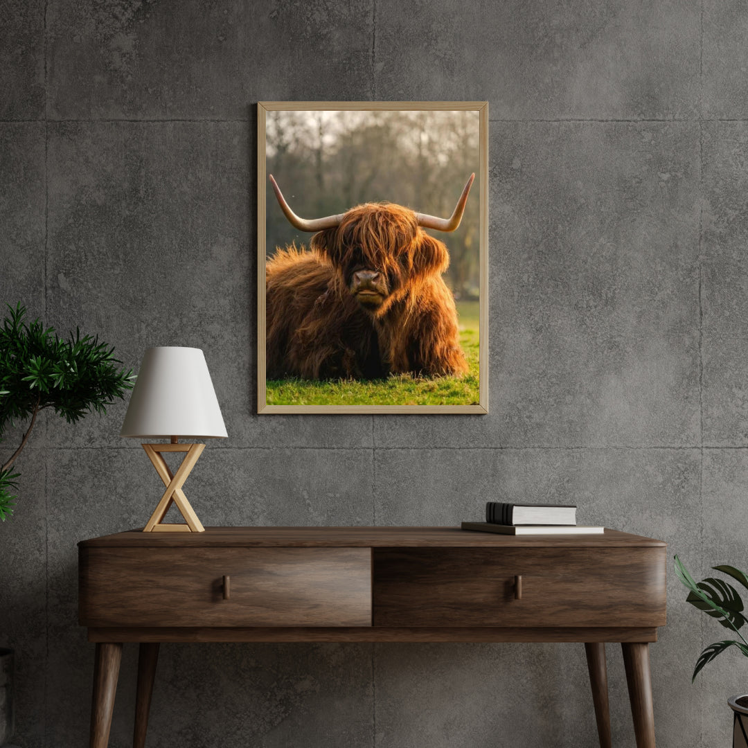 Diamond Painting Schotse hooglander - Schotse hoogland koe van dichtbij - SEOS Shop ®