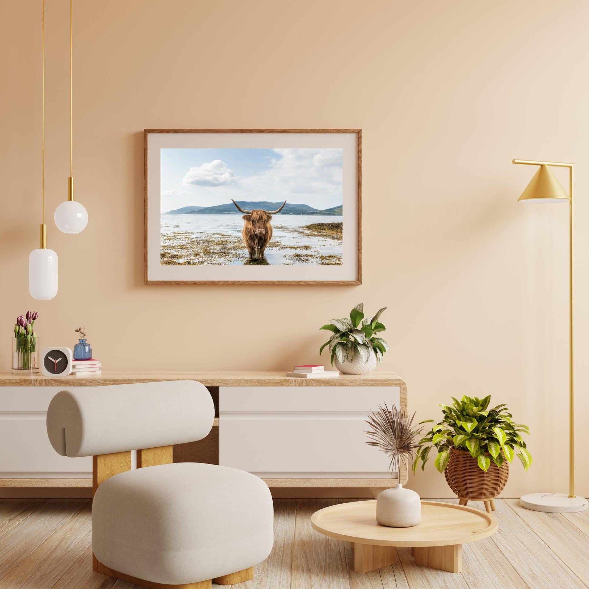 Diamond Painting Schotse hooglander - Schotse hooglander aan het afkoelen - SEOS Shop ®
