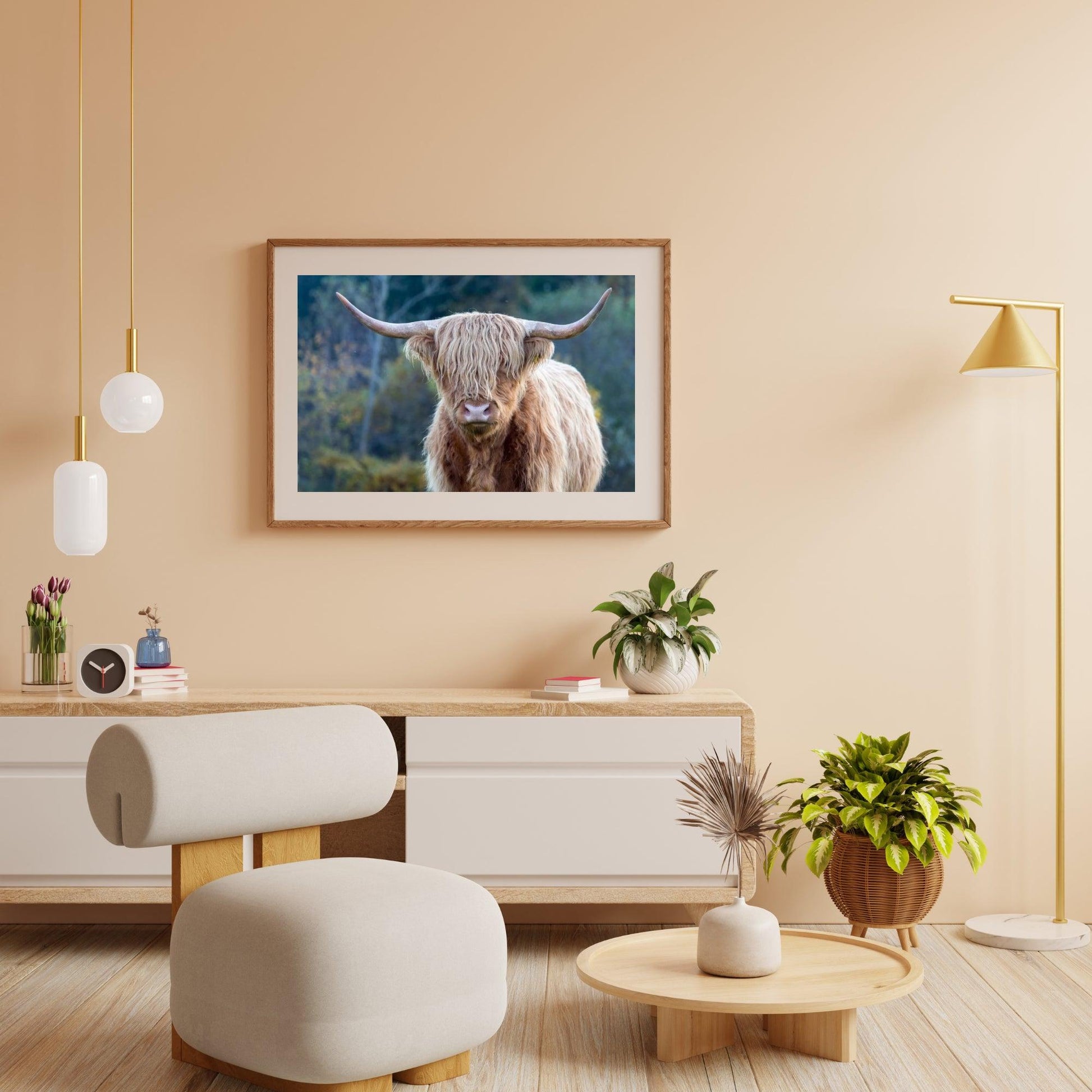 Diamond Painting Schotse hooglander - Schotse hooglander in de wildernis - SEOS Shop ®
