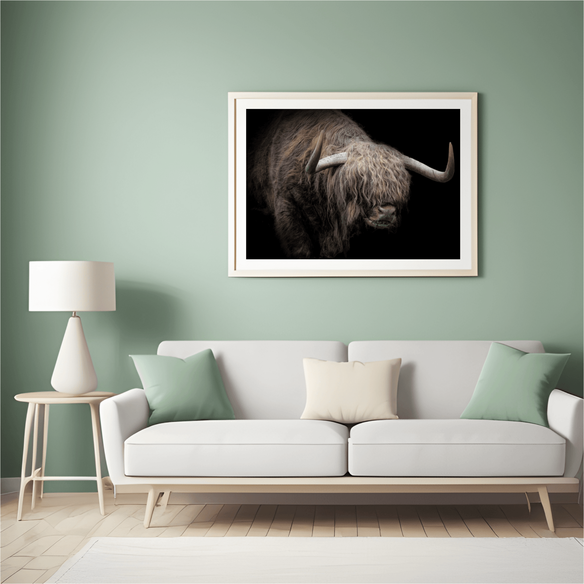 Diamond Painting Schotse hooglander - Schotse hooglander met dikke vacht - SEOS Shop ®