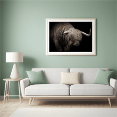 Diamond Painting Schotse hooglander - Schotse hooglander met dikke vacht - SEOS Shop ®