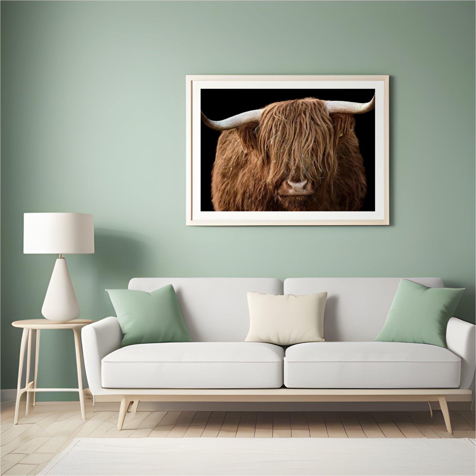Diamond Painting Schotse hooglander - Schotse hooglander van dichtbij - SEOS Shop ®