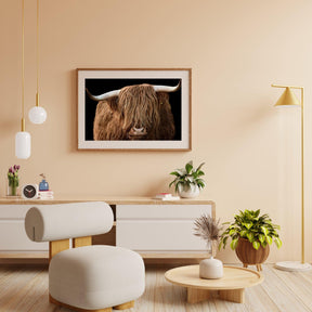 Diamond Painting Schotse hooglander - Schotse hooglander van dichtbij - SEOS Shop ®