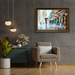 Diamond Painting Stad in de regen - SEOS Shop ®