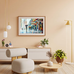 Diamond Painting Stad in de regen - SEOS Shop ®