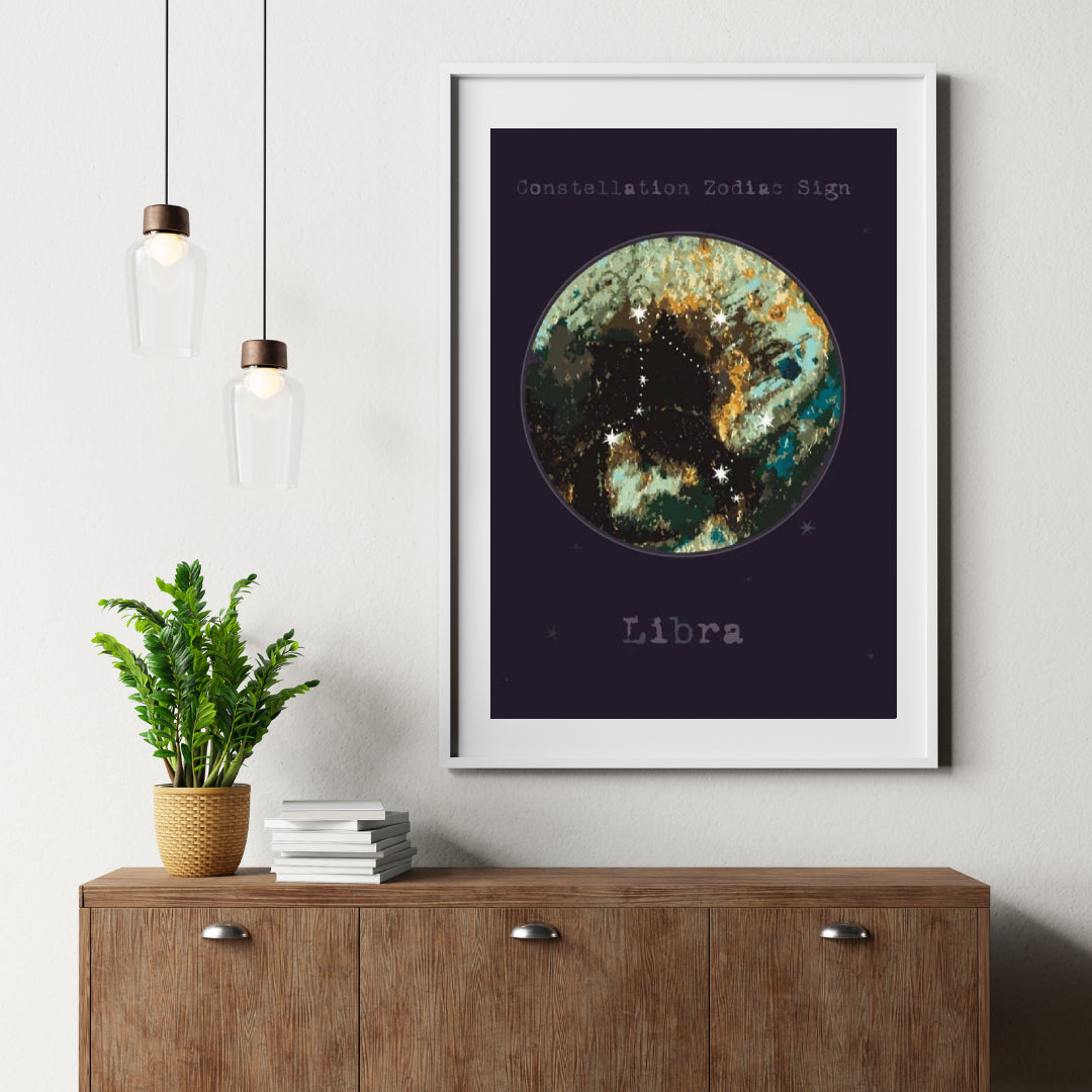 Diamond Painting Sterrenbeeld -  Libra - Waage - SEOS Shop ®