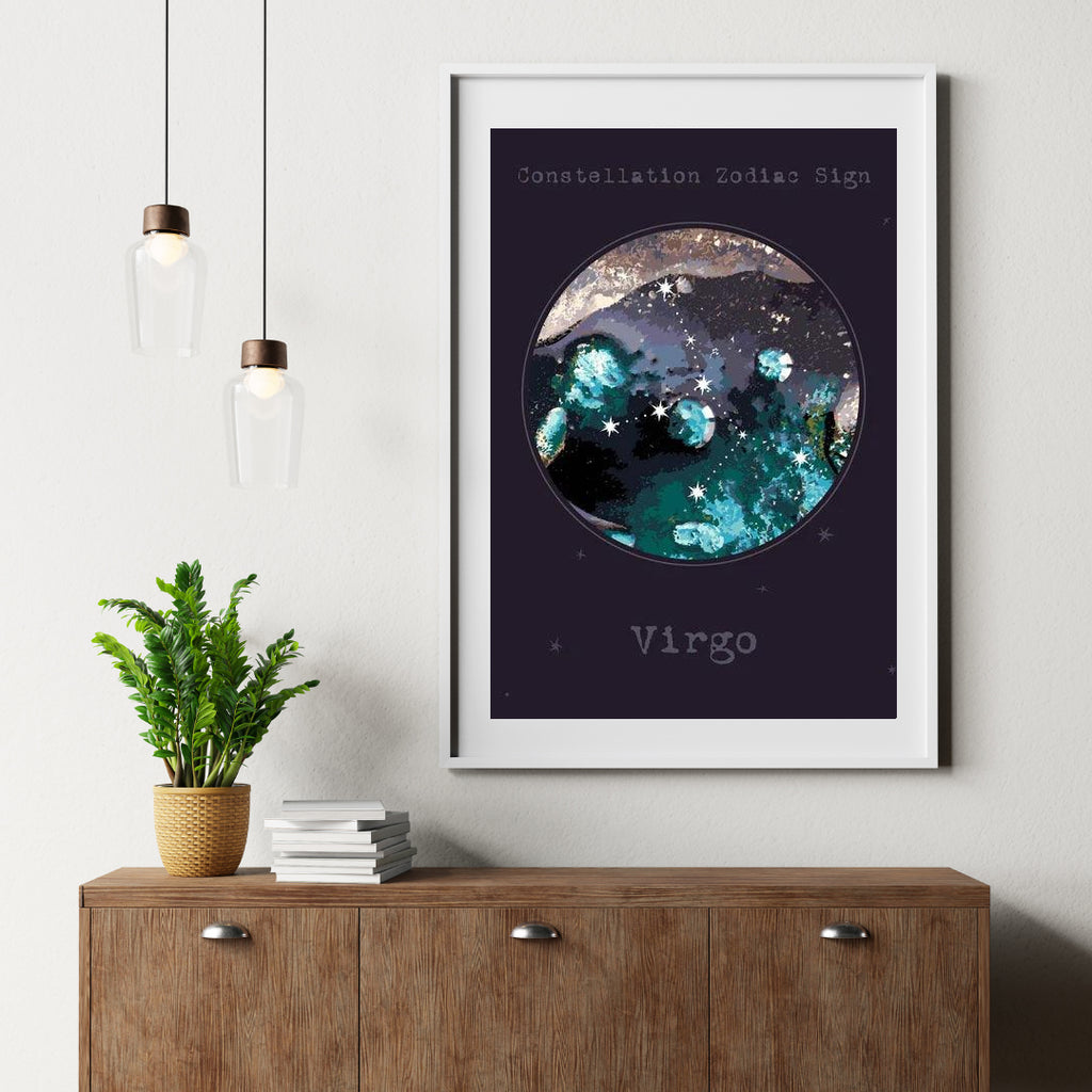 Diamond Painting Sterrenbeeld - Maagd - SEOS Shop ®