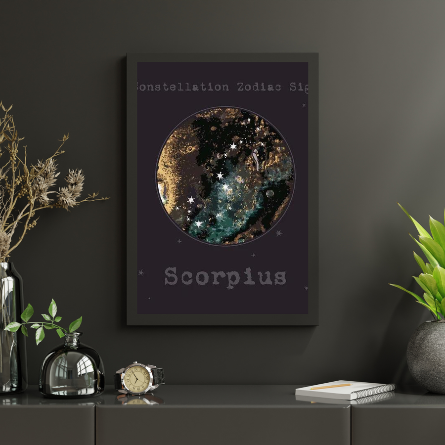 Diamond Painting Sterrenbeeld - Schorpioen - SEOS Shop ®