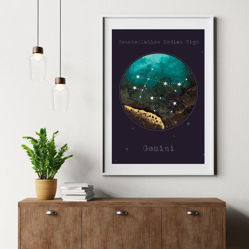 Diamond Painting Sterrenbeeld - Tweelingen - SEOS Shop ®