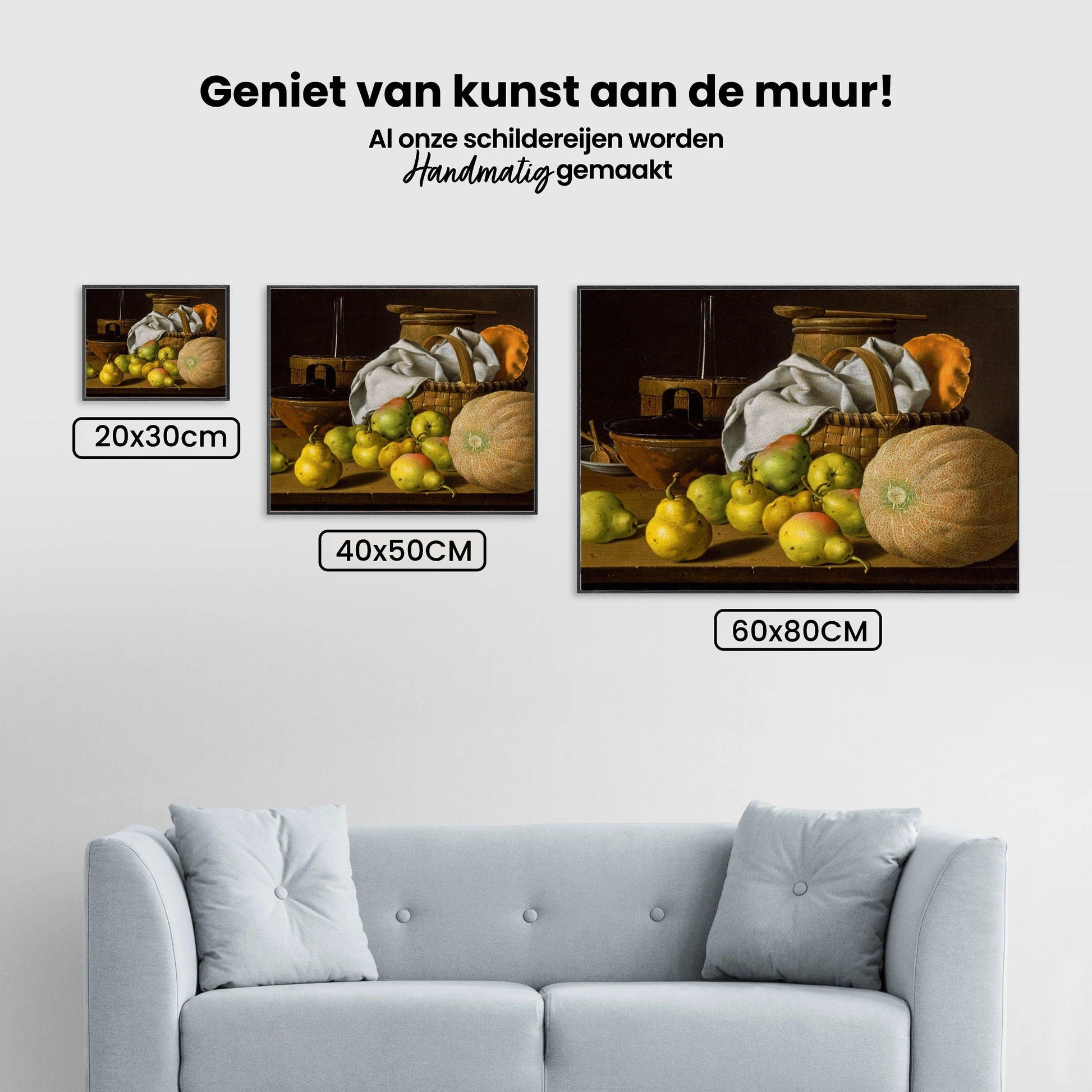 Diamond Painting Stilleven met meloen en peren - SEOS Shop ®