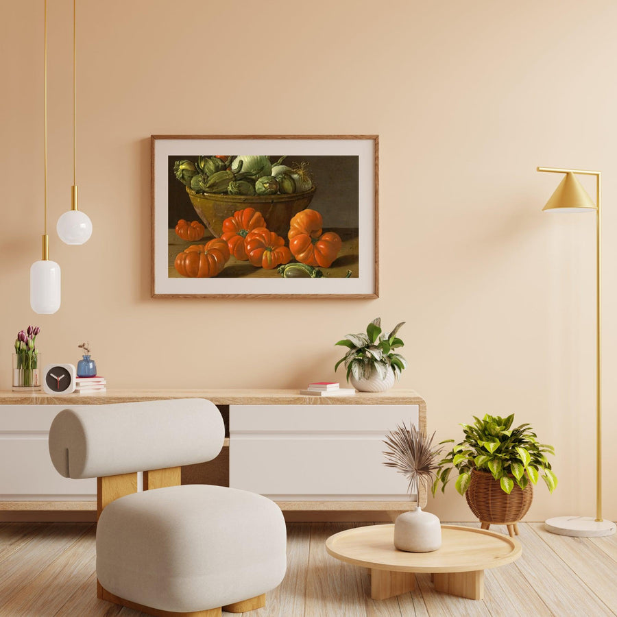 Diamond Painting Stilleven met tomaten, een kom aubergines en uien - SEOS Shop ®
