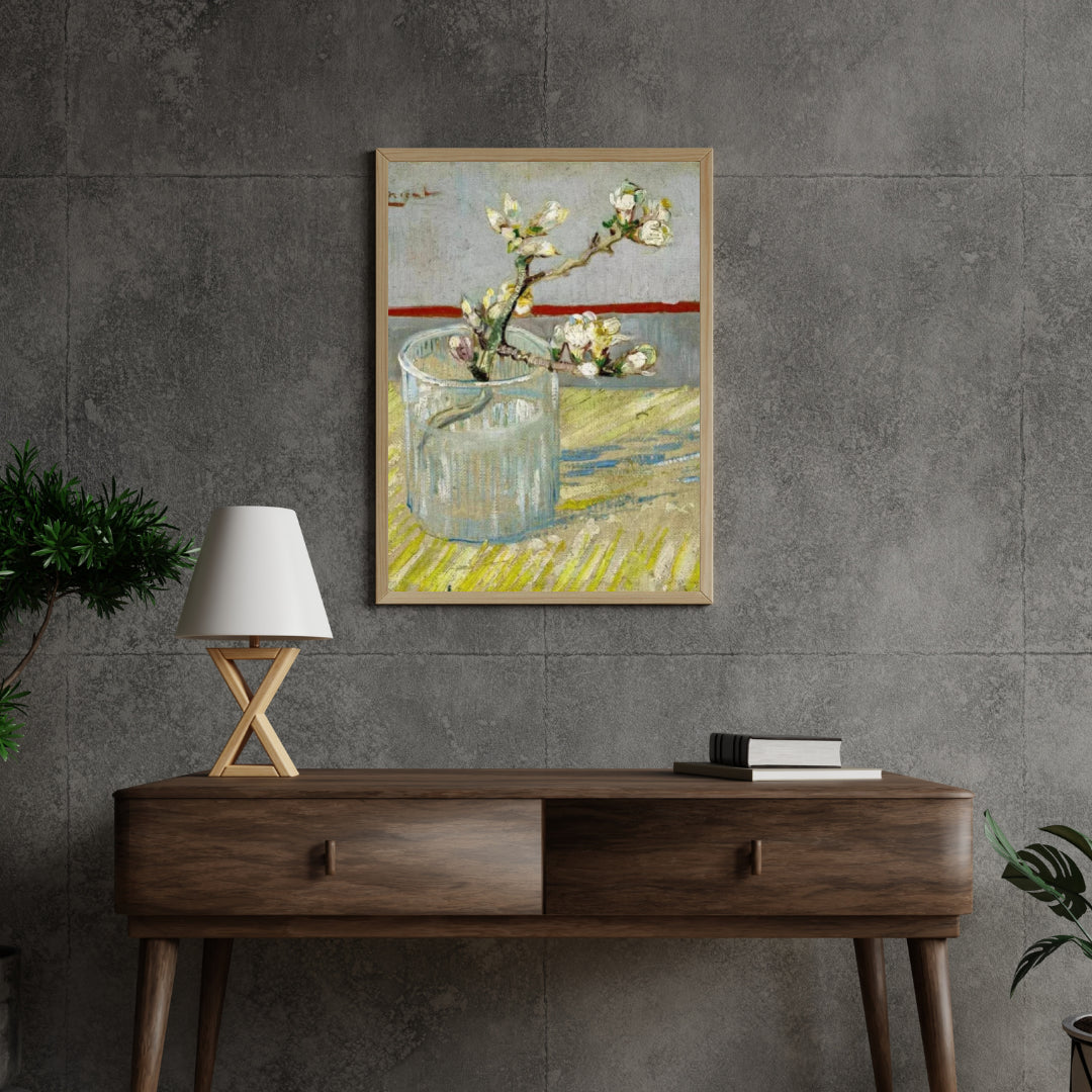 Diamond Painting Takje bloeiende amandel in een glas - SEOS Shop ®