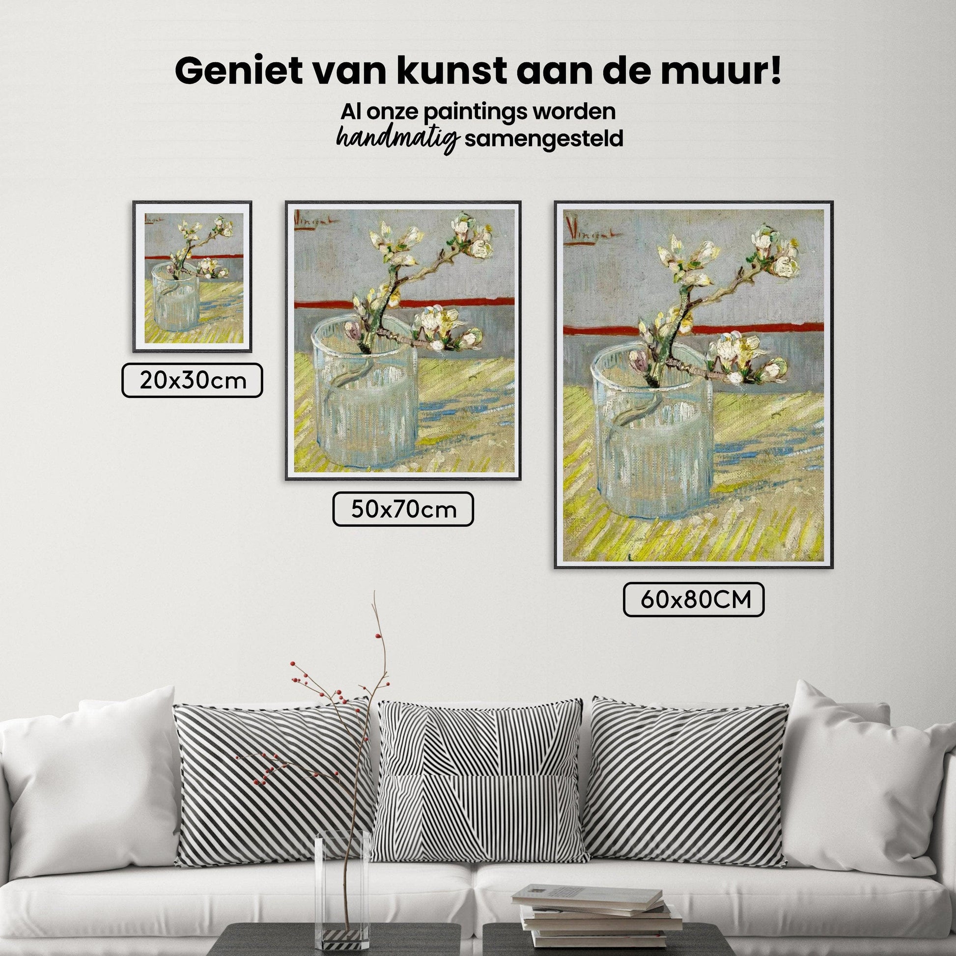 Diamond Painting Takje bloeiende amandel in een glas - SEOS Shop ®