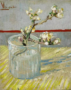 Diamond Painting Takje bloeiende amandel in een glas - SEOS Shop ®