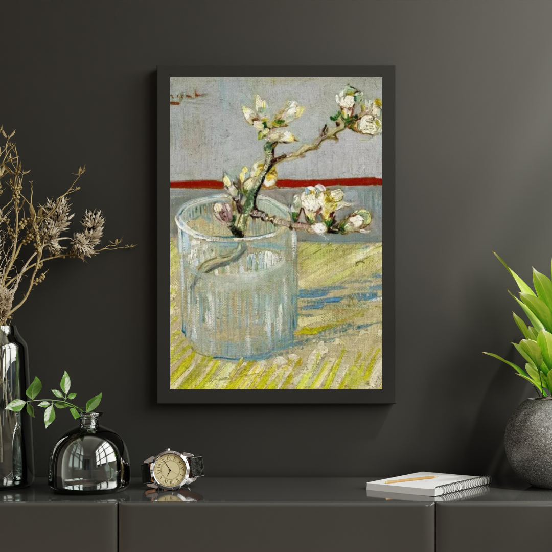 Diamond Painting Takje bloeiende amandel in een glas - SEOS Shop ®