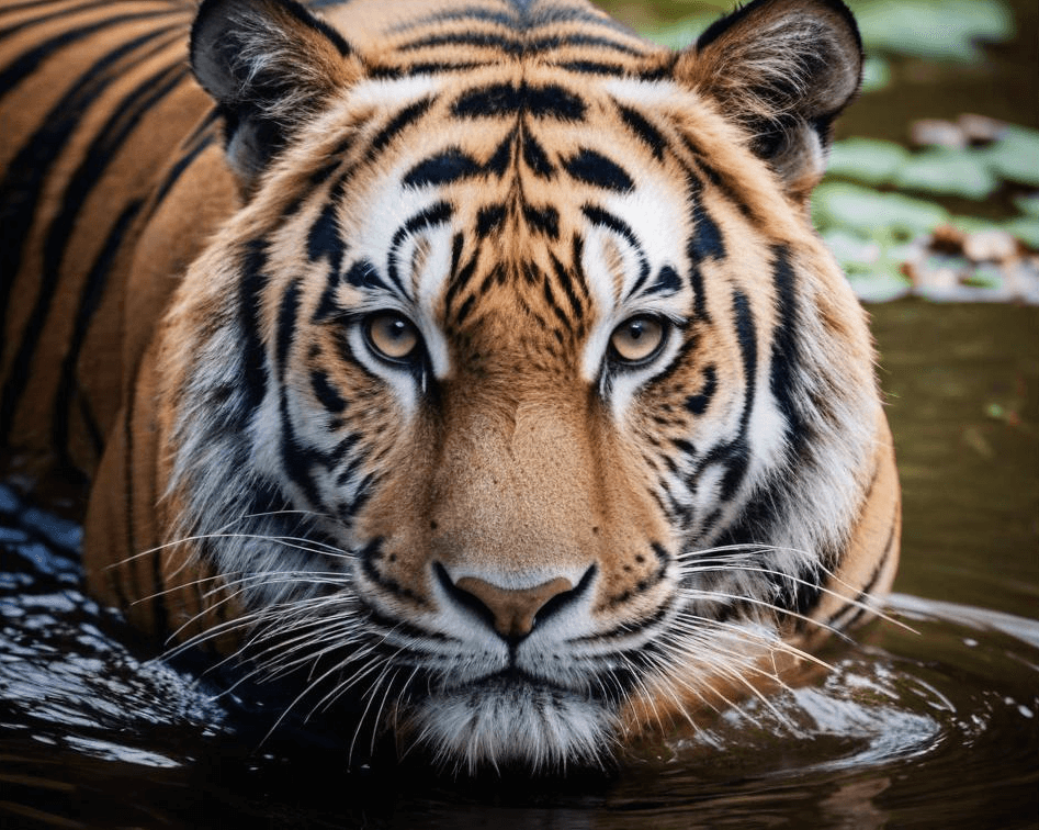 Diamond Painting Tijger in het water - SEOS Shop ®