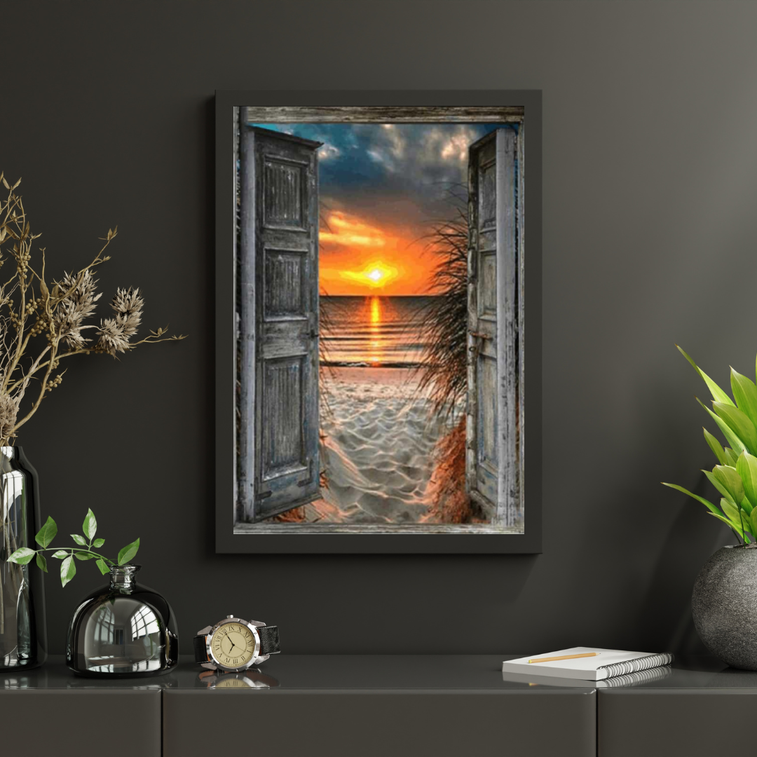 Diamond Painting Tropische Zonsondergang – SEOS Shop ®