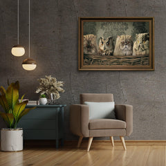 Diamond Painting Uil en katten in mand - SEOS Shop ®