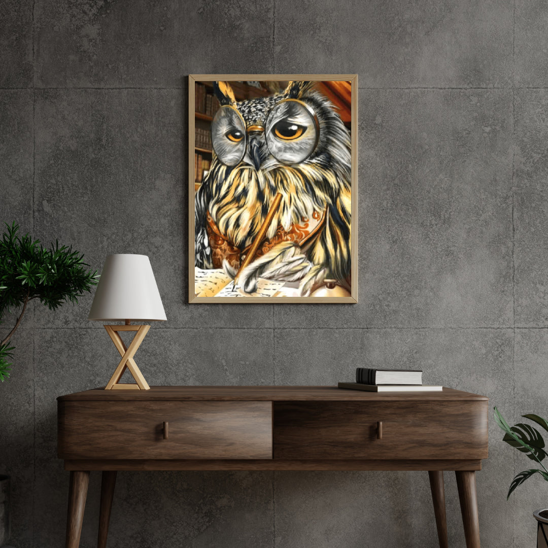 Diamond Painting Uil schrijft op papier - SEOS Shop ®