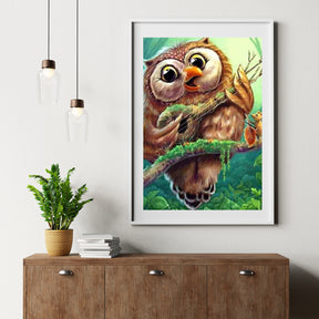 Diamond Painting Uil zingen - SEOS Shop ®