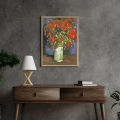 Diamond Painting Vaas met rode klaprozen - SEOS Shop ®