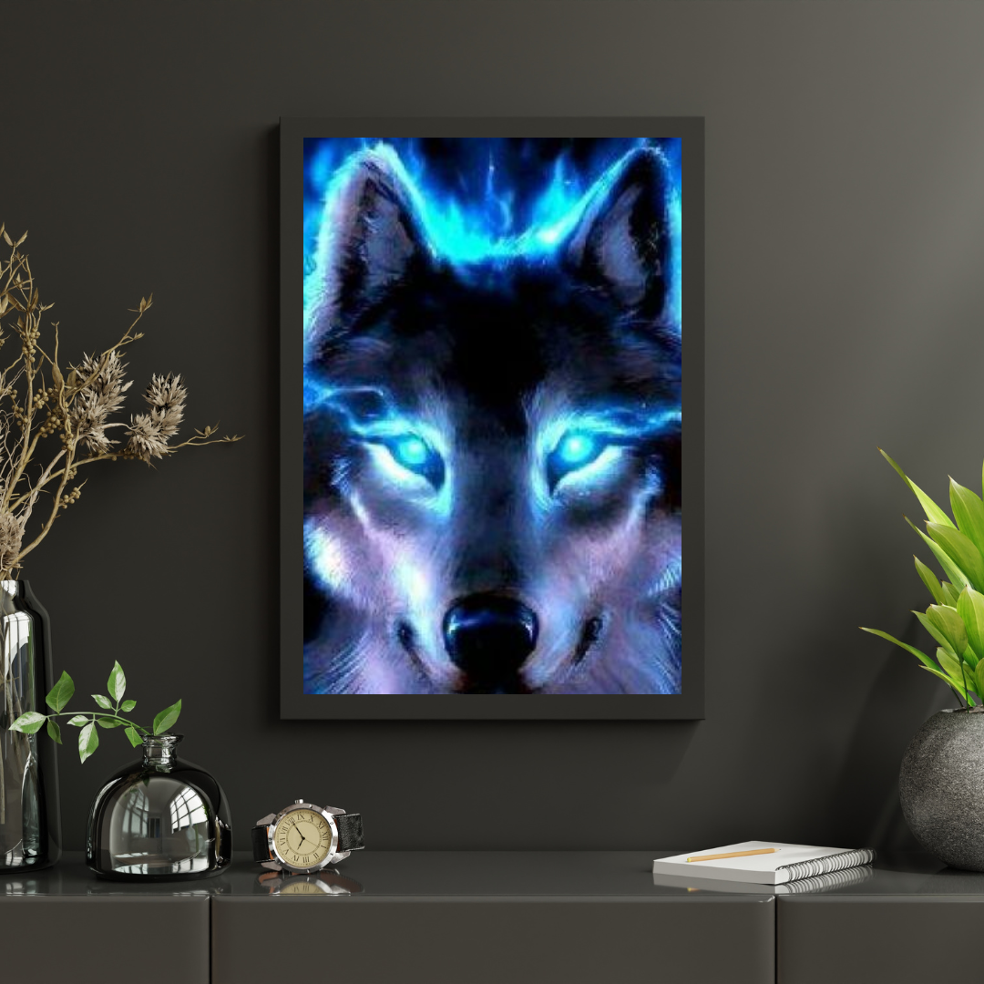 Diamond Painting Verlichting Wolf - SEOS Shop ®