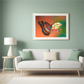 Diamond Painting Vlinder op bloem - SEOS Shop ®