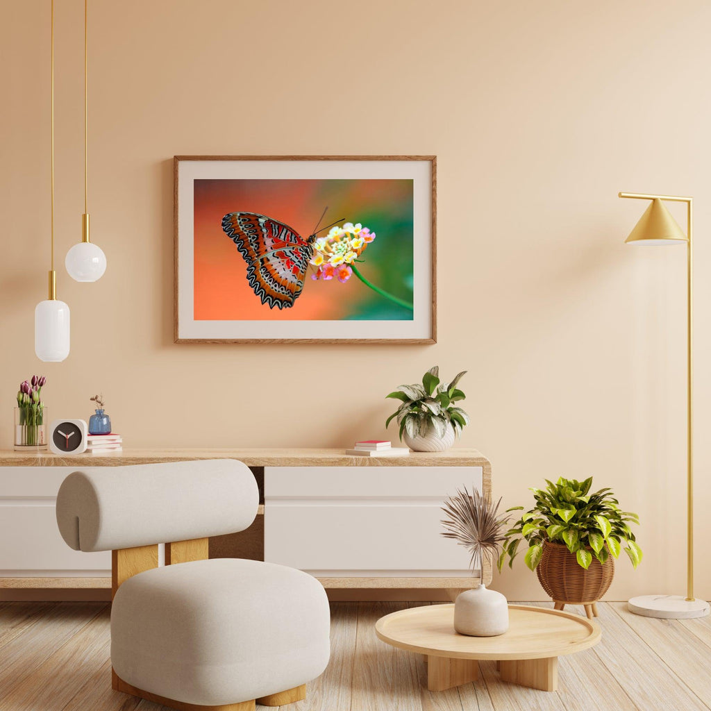 Diamond Painting Vlinder op bloem - SEOS Shop ®