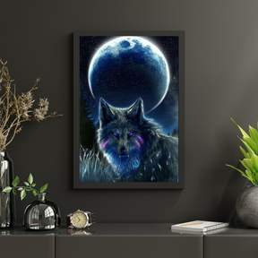 Diamond Painting Volle Maan Wolf - SEOS Shop ®