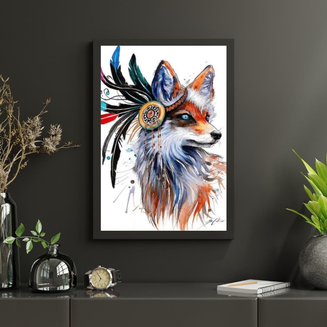Diamond Painting Vos met veren - SEOS Shop ®
