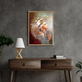 Diamond Painting Vrouwen met adelaar - SEOS Shop ®
