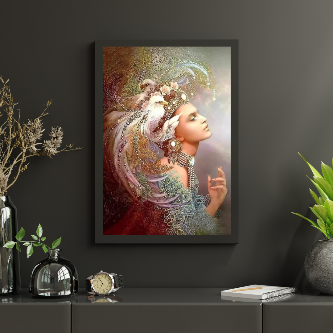 Diamond Painting Vrouwen met adelaar - SEOS Shop ®