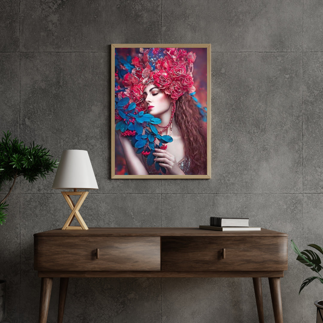 Diamond Painting Vrouwen met bloem - SEOS Shop ®
