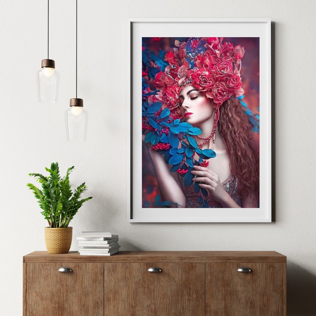 Diamond Painting Vrouwen met bloem - SEOS Shop ®