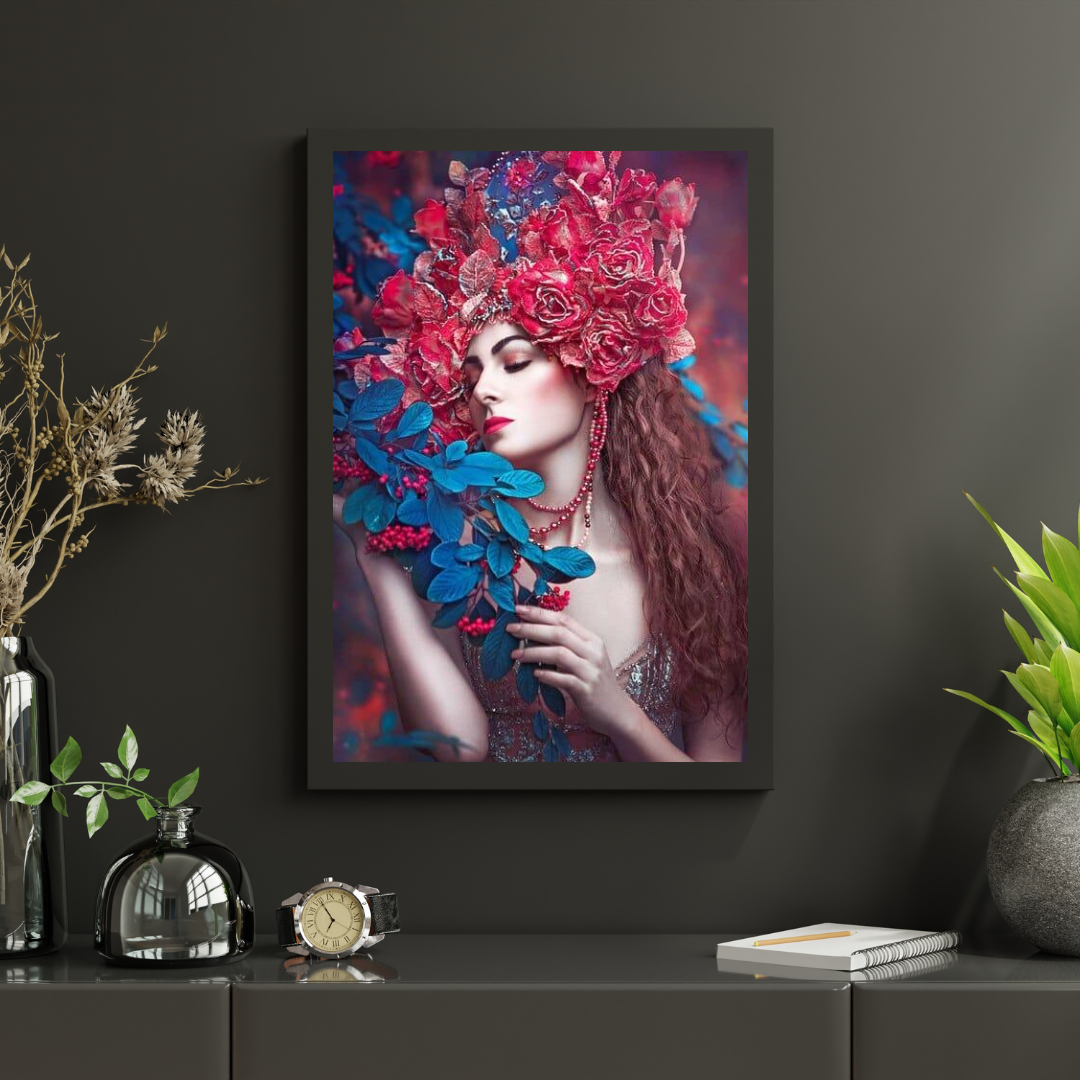 Diamond Painting Vrouwen met bloem - SEOS Shop ®