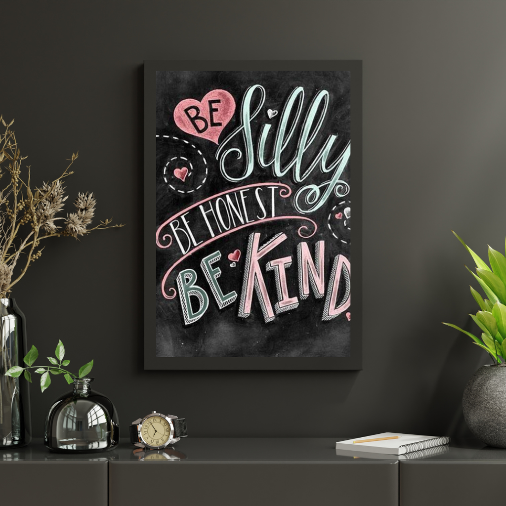 Diamond Painting Wees gek wees eerlijk wees aardig – SEOS Shop ®
