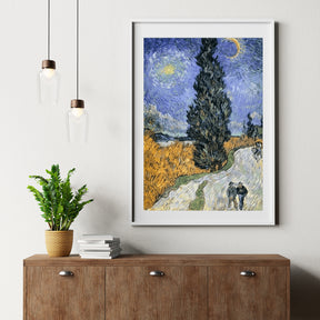 Diamond Painting Weg met Cypress en Star - SEOS Shop ®