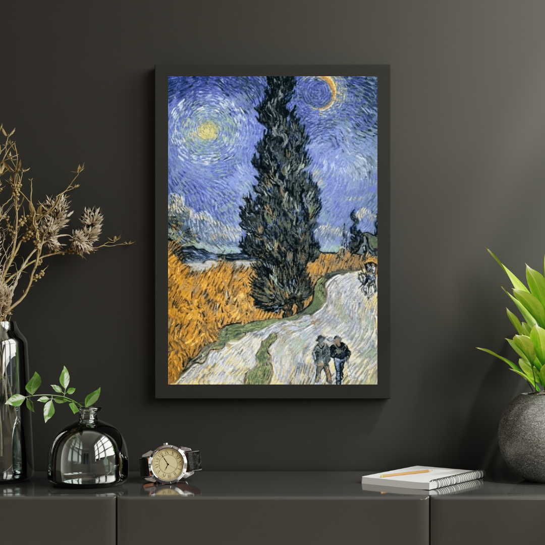 Diamond Painting Weg met Cypress en Star - SEOS Shop ®